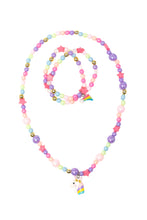 Load image into Gallery viewer, Cheerful Starry Unicorn Necklace Set by Great Pretenders