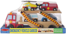 Load image into Gallery viewer, Melissa & Doug- Emergency Vehicle Carrier