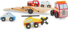 Load image into Gallery viewer, Melissa & Doug- Emergency Vehicle Carrier