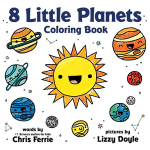 9 Little Planets Coloring book