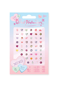 Candy Heart Nail Stickers by Great Pretenders