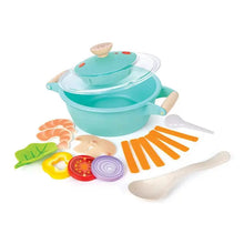 Load image into Gallery viewer, Hape Little Chef Cooking &amp; Steam Playset
