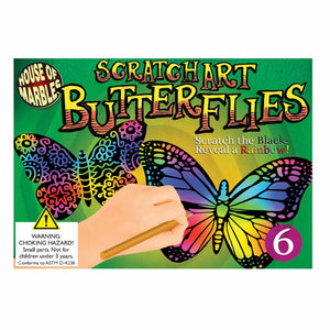 Scratch Art Butterflies
