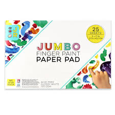 iHeartArt JR Jumbo Finger Paint Paper Pad