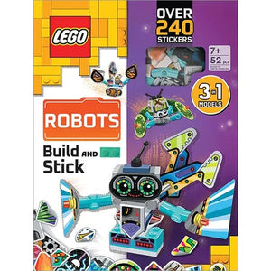 Lego Robots Build And Stick Book
