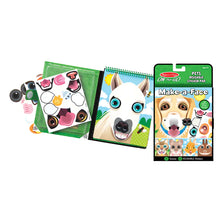 Load image into Gallery viewer, Melissa &amp; Doug- Make-a-Face – Pets Reusable Sticker Pad – On the Go Travel Activity
