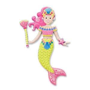 Melissa & Doug- Puffy Sticker Play Set - Mermaid