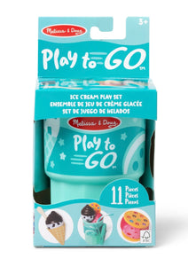 Melissa & Doug Play to Go Ice Cream Playset
