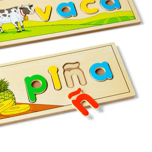 Melissa & Doug- Spanish See & Spell Learning Toy