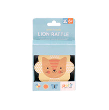 Load image into Gallery viewer, Petit Friends Lion Rattle by Petit Collage
