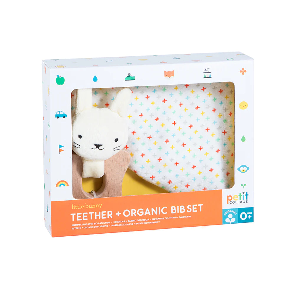 Petit collage organic bunny activity shop toy