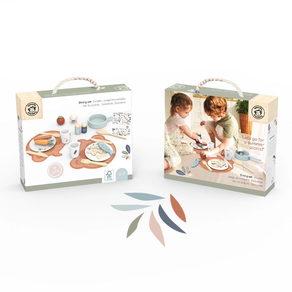 Dining Set - Role Play - Wooden Toys