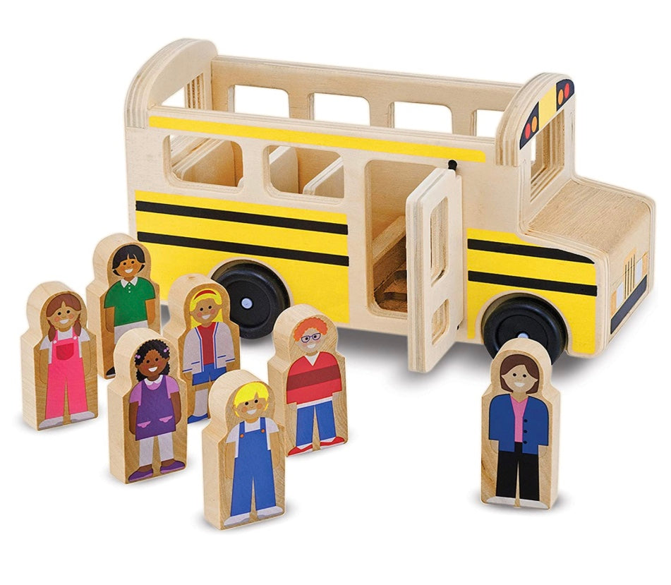 Melissa & Doug- Wooden Classic School Bus