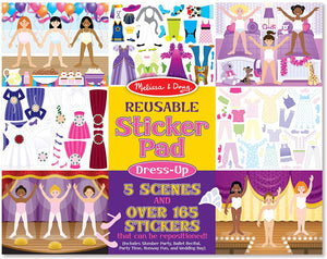 Melissa & Doug- Reusable Sticker Pad Dress Up