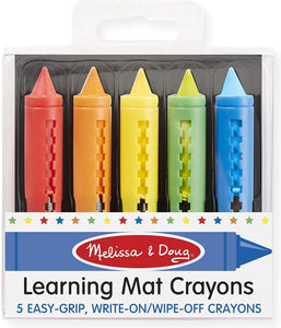 Melissa & Doug- Learning Mat Crayons