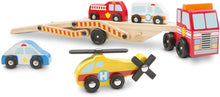 Load image into Gallery viewer, Melissa &amp; Doug- Emergency Vehicle Carrier
