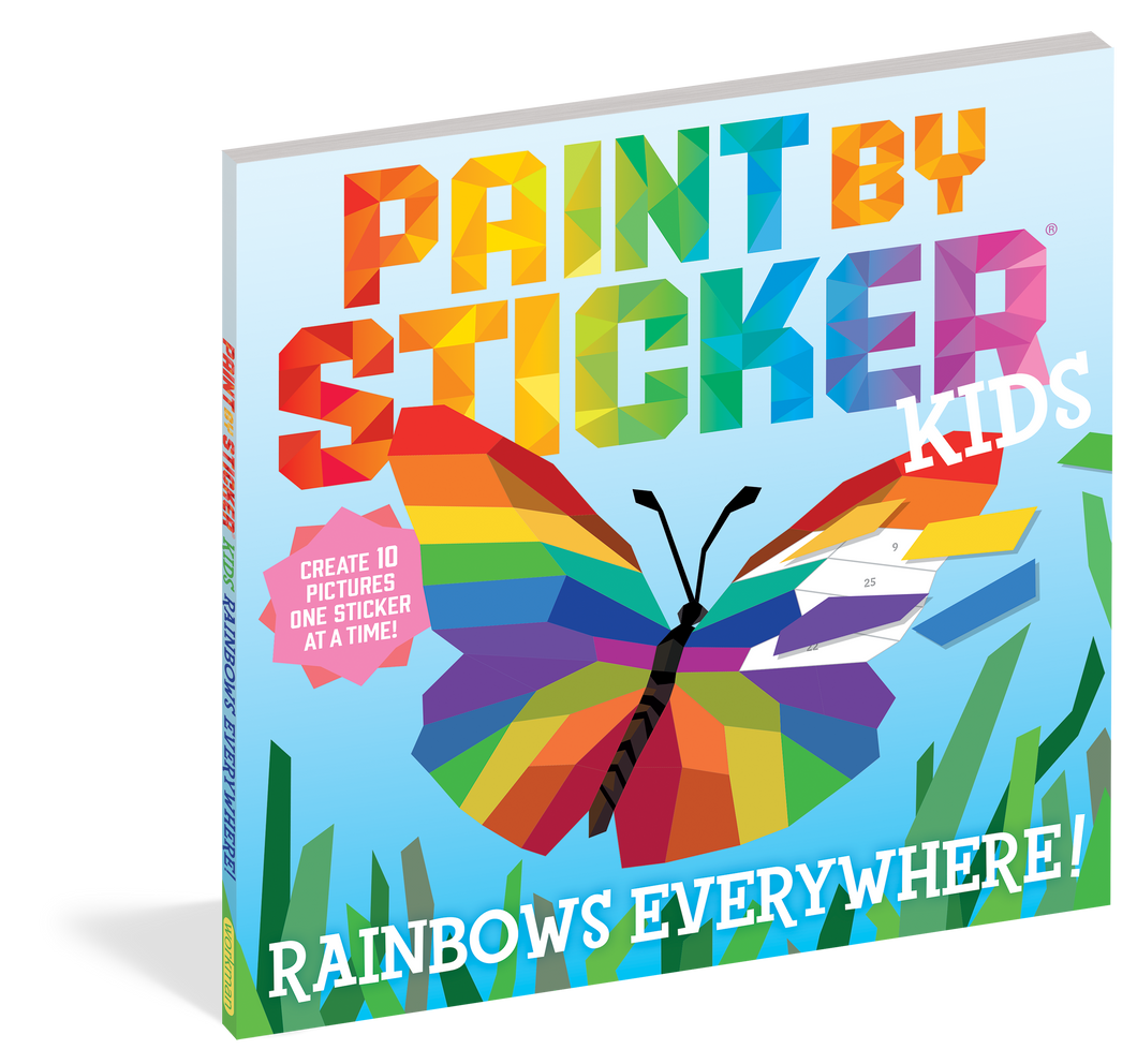 Paint By Sticker Kids: Rainbows Everywhere!